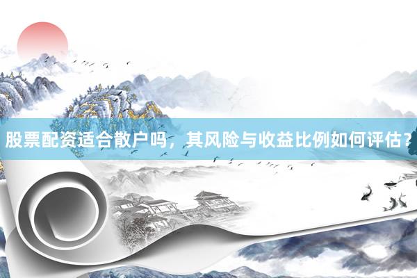 股票配资适合散户吗，其风险与收益比例如何评估？